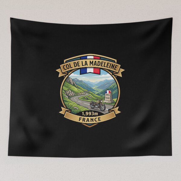 Item preview, Col de la Madeleine Cycling Pass France designed and sold by enzoade.