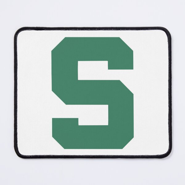Item preview, Letter S Varsity Spartan Green Block Font designed and sold by odin655.