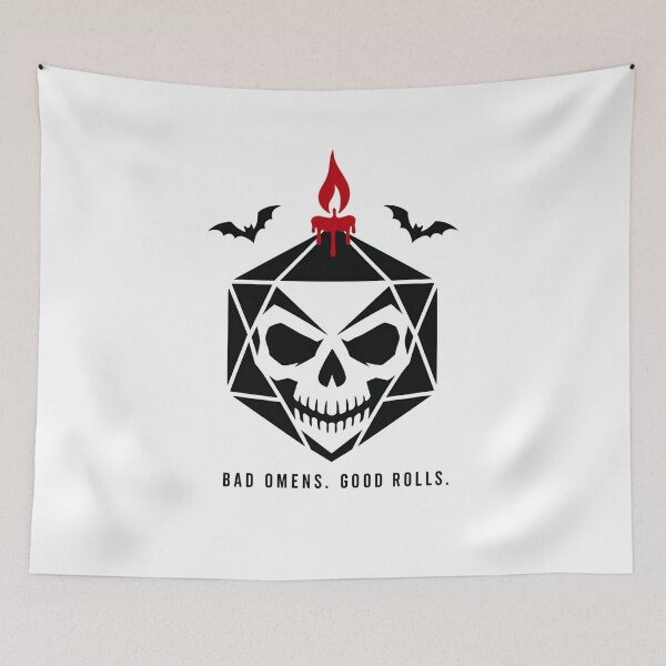 Item preview, TTRPG Halloween: Bad Omens, Good Rolls designed and sold by Fenay Designs.