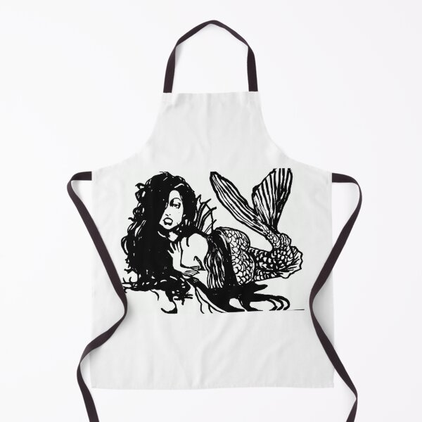 Item preview, Black And White Mermaid designed and sold by Chad's Fresh Art.