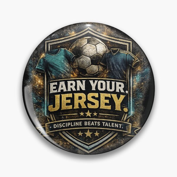 Artikelvorschau, Verdiene dir dein Trikot – Fußballmotivationsdesign entworfen und verkauft von LegendCourt.