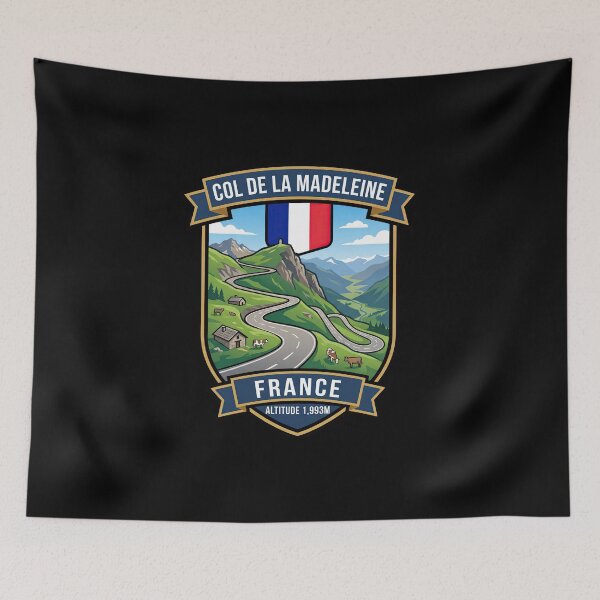 Item preview, Col de la Madeleine French Alps Road designed and sold by enzoade.
