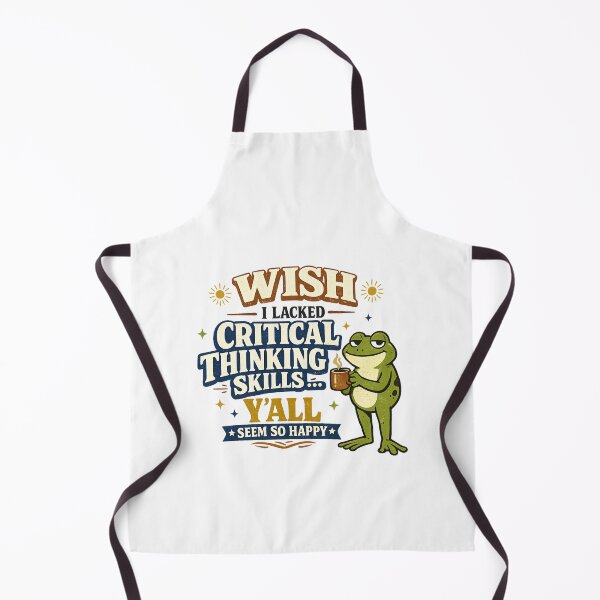 Item preview, Wish I Lacked Critical Thinking Skills Y'all Seem So Happy Sarcastic Quote, Funny Humor, Meme Design, Snarky Saying designed and sold by Teeture.