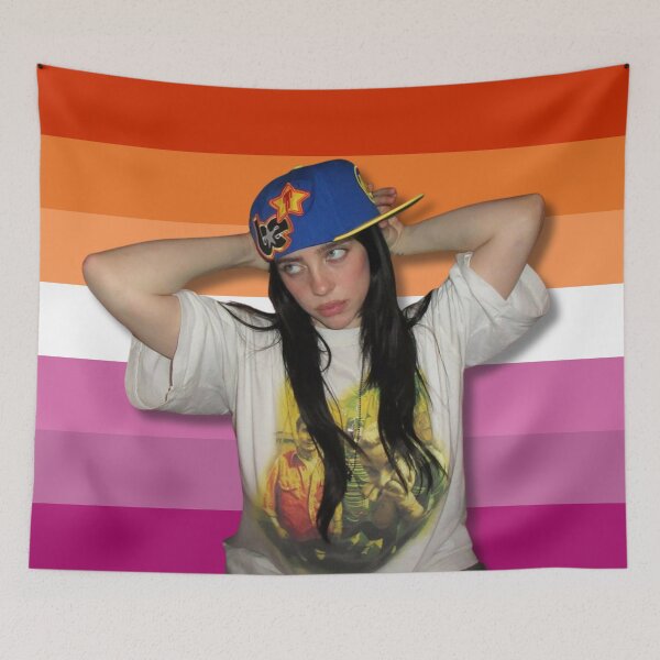 Item preview, Billie Eilish Lesbian Flag 1 designed and sold by moonna designs.