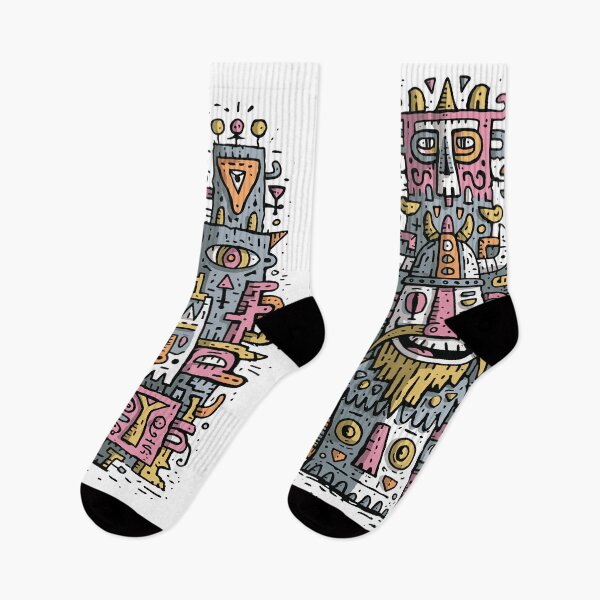 Item preview, Tribal Totem Doodle Art - Ancient Warrior Faces designed and sold by Romgora.