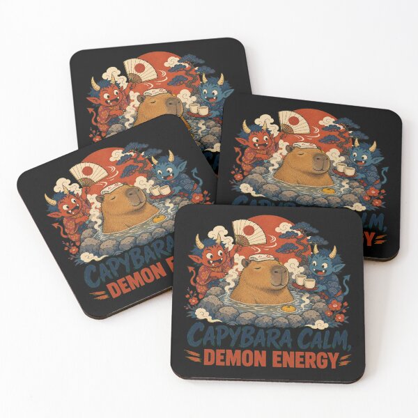 Item preview, Capybara Calm, Demon Energy designed and sold by Sonic Nova Studios.