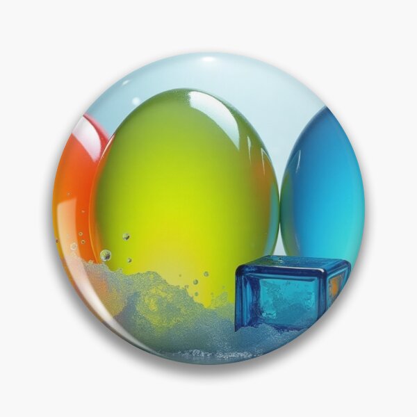 Item preview, Colorful Abstract Glass Orbs with Water Splash. designed and sold by fbtrisha.