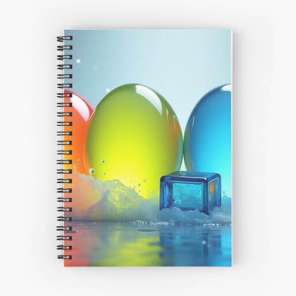 Item preview, Colorful Abstract Glass Orbs with Water Splash. designed and sold by fbtrisha.