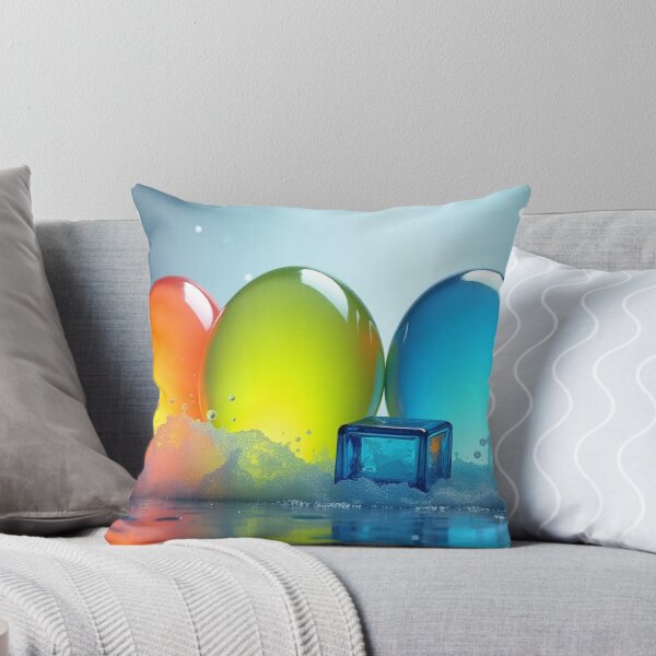 Item preview, Colorful Abstract Glass Orbs with Water Splash. designed and sold by fbtrisha.