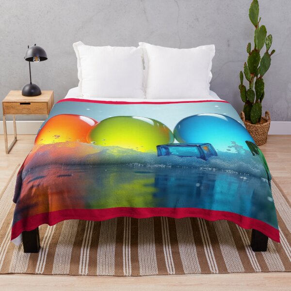 Item preview, Colorful Abstract Glass Orbs with Water Splash. designed and sold by fbtrisha.