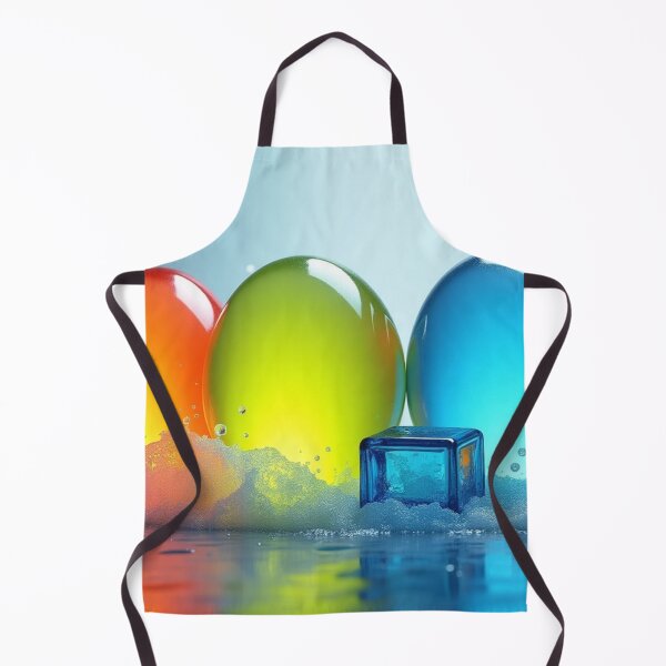 Item preview, Colorful Abstract Glass Orbs with Water Splash. designed and sold by fbtrisha.
