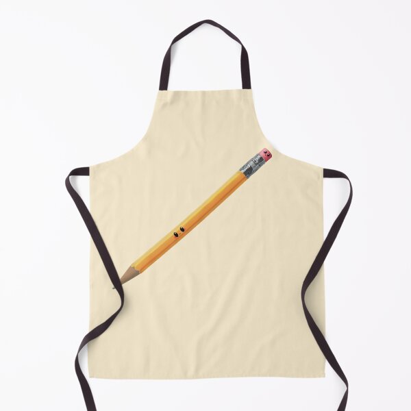Item preview, Kawaii Yellow Wooden Pencil and Eraser Duo Art designed and sold by Designs By Amber.
