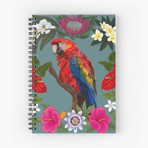 Item preview, Tropical Red Macaw designed and sold by PaulaGaitleyArt.