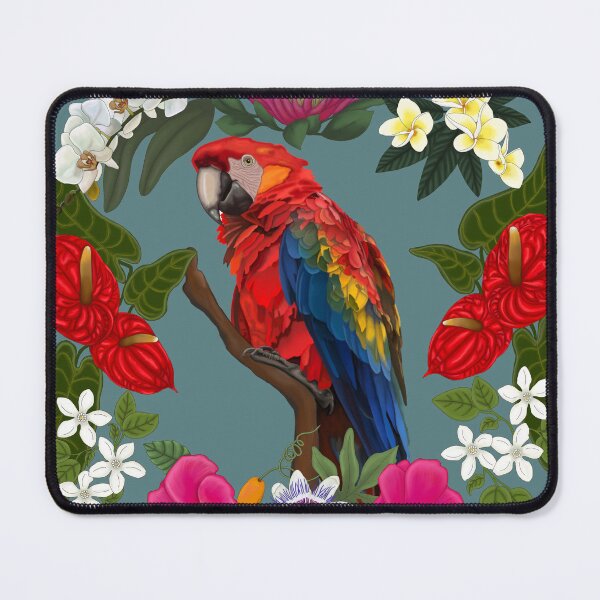 Item preview, Tropical Red Macaw designed and sold by PaulaGaitleyArt.