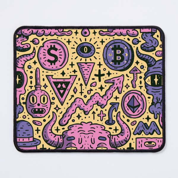 Item preview, Maximalist Crypto Madness: Surreal Doodle Art Creatures designed and sold by Romgora.