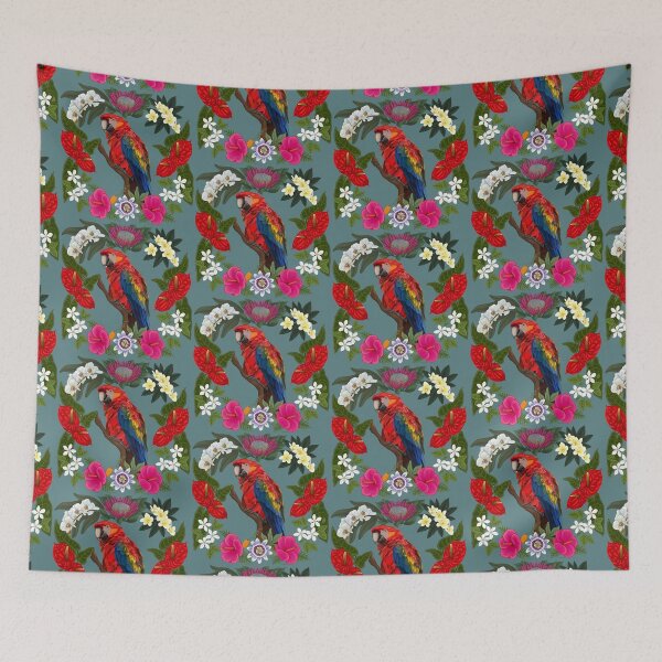 Item preview, Tropical Red Macaw designed and sold by PaulaGaitleyArt.