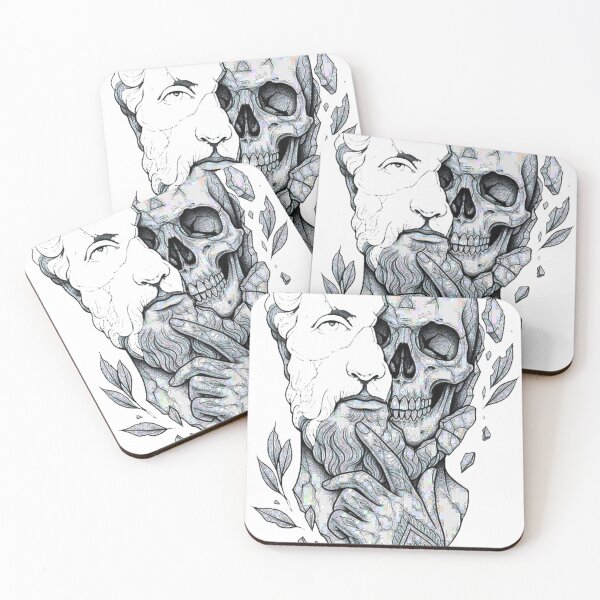 Item preview, Life And Death Portrait | Memento Mori designed and sold by Mystic & Celestial Art.