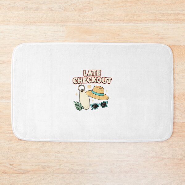 Item preview, Late Checkout Retro Vacation Design designed and sold by GoofyShopp.