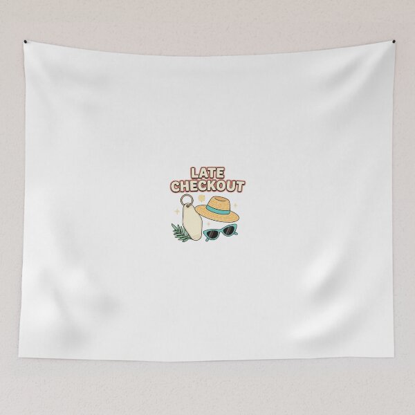 Item preview, Late Checkout Retro Vacation Design designed and sold by GoofyShopp.