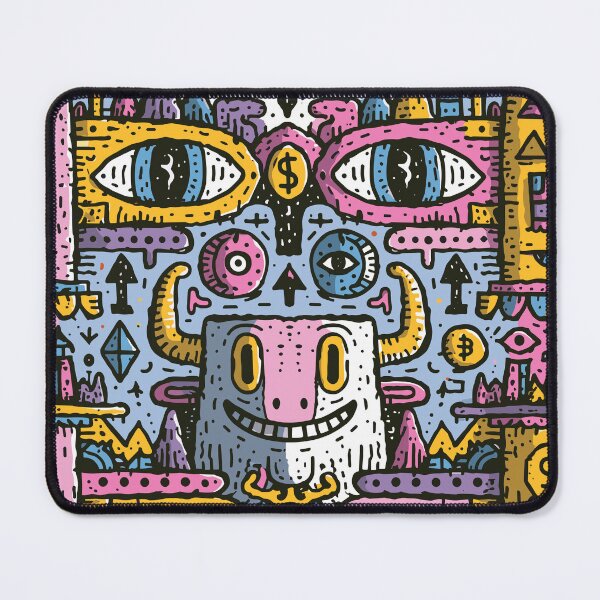 Item preview, Vibrant Maximalist Monster Dreamscape designed and sold by Romgora.