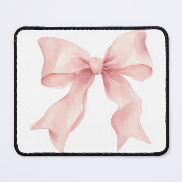 Item preview, Soft Pink Watercolor Ribbon Bow Sticker designed and sold by simranart111.