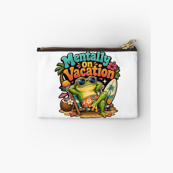 Item preview, Mentally On Vacation Funny Frog designed and sold by PixoNest.