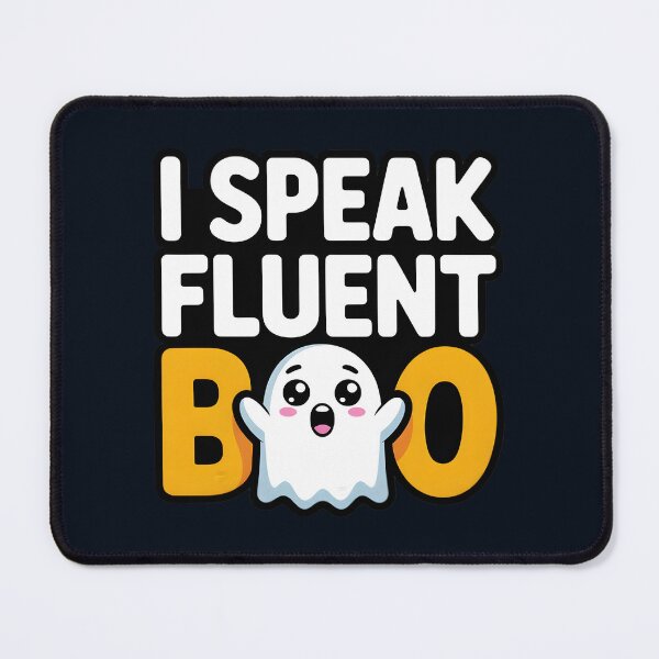 Item preview, I Speak Fluent Boo – Funny Halloween Ghost Design designed and sold by Jollys-ArtShop.