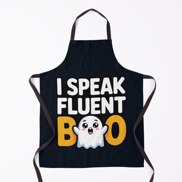 Item preview, I Speak Fluent Boo – Funny Halloween Ghost Design designed and sold by Jollys-ArtShop.