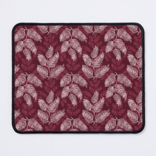 Item preview, Textured Leaves In Faded Background (plum) designed and sold by primavera art.