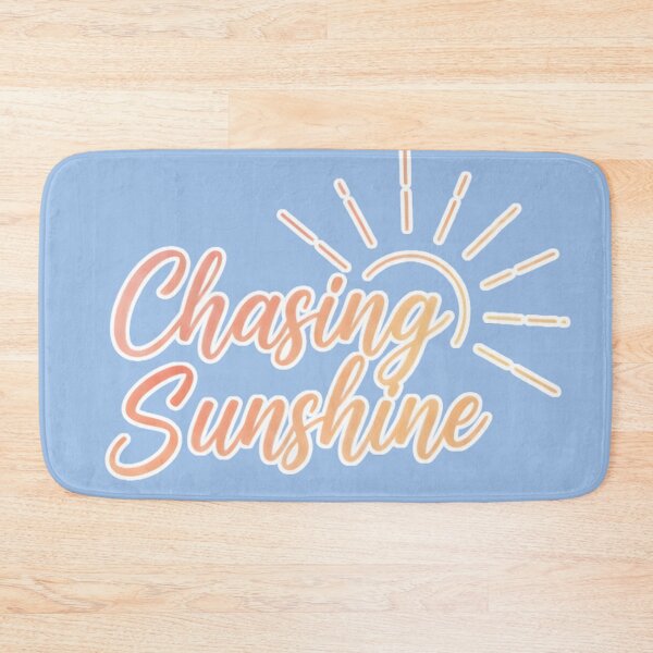 Item preview, Chasing Sunshine Aesthetic Retro Typography with Rising Sun designed and sold by Karina Creative Studio.