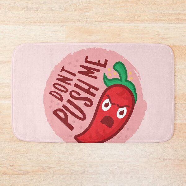Item preview, Moody Veggie Dont Push Me Chili Pepper Design designed and sold by ShopYusu.
