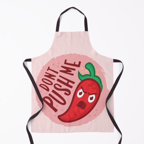 Item preview, Moody Veggie Dont Push Me Chili Pepper Design designed and sold by ShopYusu.
