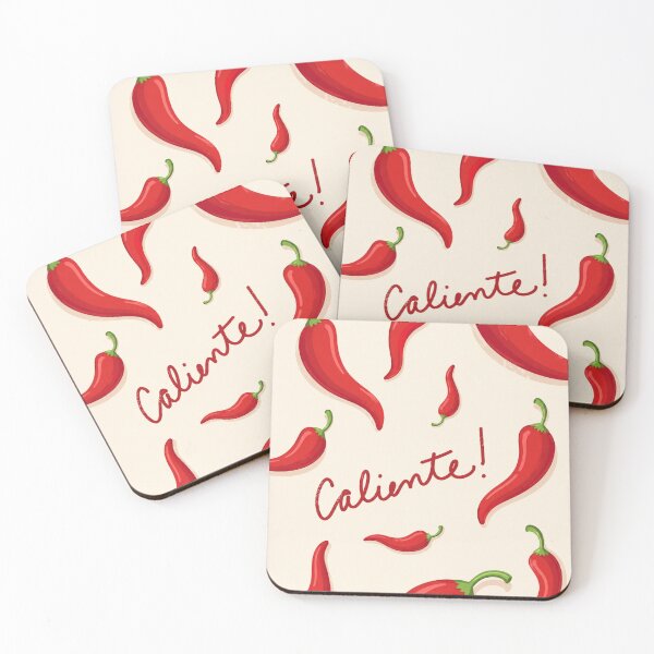 Item preview, Hot Poster with Retro Red Chillies designed and sold by flocreativa.