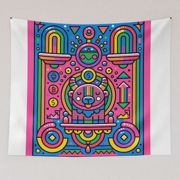 Item preview, Vibrant Crypto Bull Market Spirit designed and sold by Romgora.