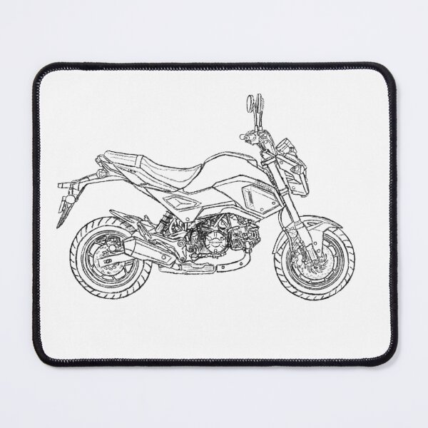 Item preview, SF Honda Grom side profile designed and sold by melmel58.