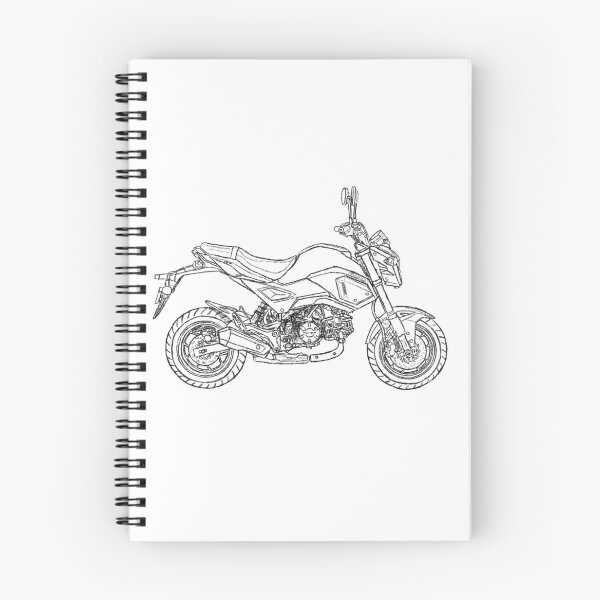 Item preview, SF Honda Grom side profile designed and sold by melmel58.