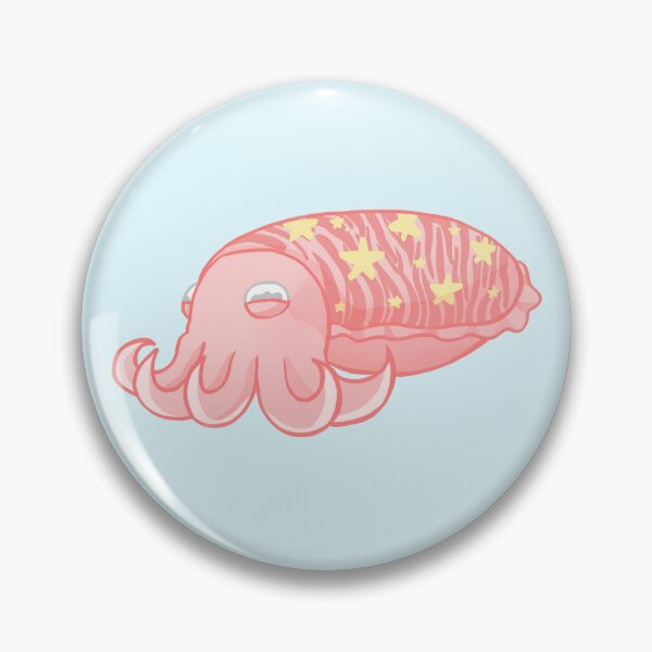 Item preview, Cute Cuttlefish Sticker - Kawaii Cuttlefish - Cute Sea Life Series designed and sold by warm adornments.