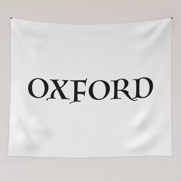 Item preview, Oxford old medieval style text (Black) designed and sold by STUDIO-72.