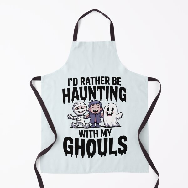 Item preview, I’d Rather Be Haunting with My Ghouls – Funny Halloween Friends Design designed and sold by Jollys-ArtShop.