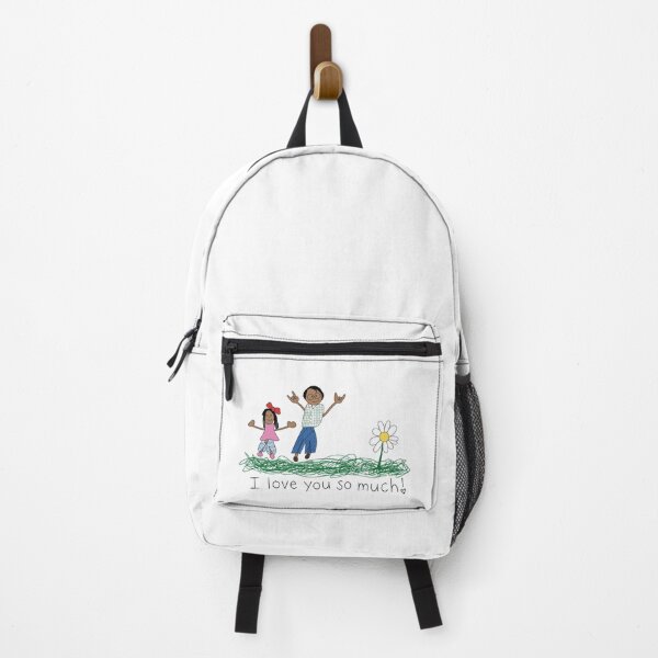 Item preview, I Love You So Much Cute Doodle Family Father Daughter / I Love You So Much Naive Doodle Art Drawing designed and sold by Krasnovaovaova.