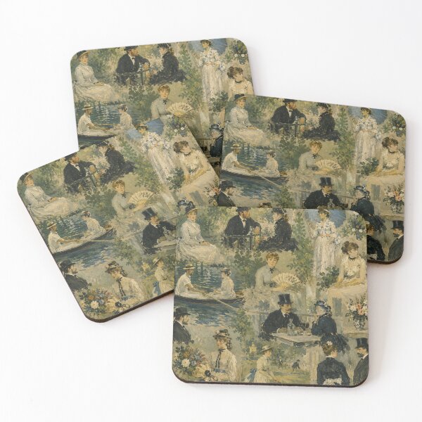 Item preview, French Impressionist Garden Life Collage – Belle Époque Summer Romance Fine Art designed and sold by rimmatv.