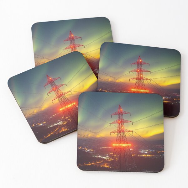 Item preview, Guardian of the Grid | Aurora Pylon Art designed and sold by Pylon-Bureau.
