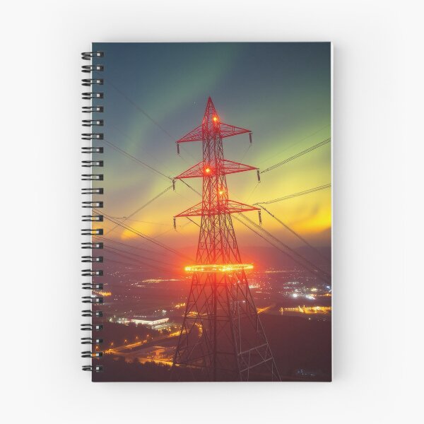 Item preview, Guardian of the Grid | Aurora Pylon Art designed and sold by Pylon-Bureau.