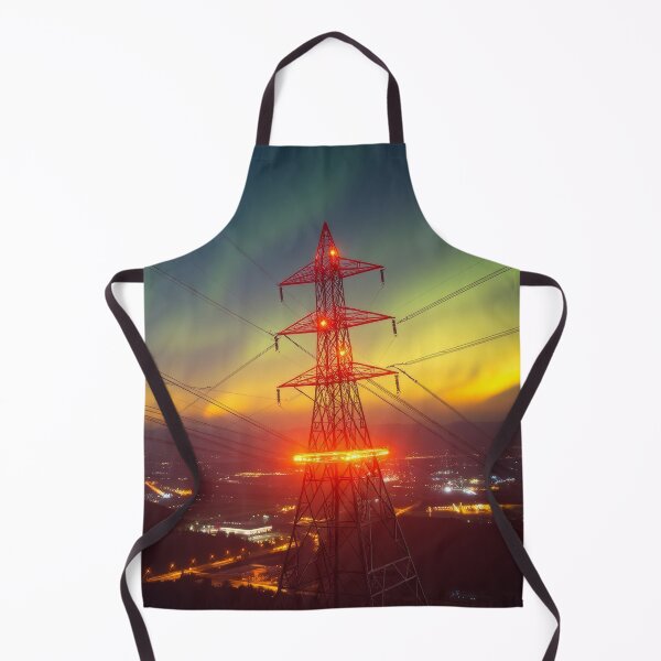 Item preview, Guardian of the Grid | Aurora Pylon Art designed and sold by Pylon-Bureau.