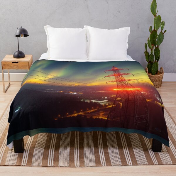 Item preview, Guardian of the Grid | Aurora Pylon Art designed and sold by Pylon-Bureau.