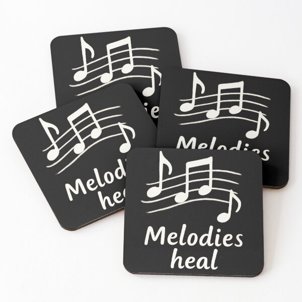 Item preview, Melodies Heal - Musical Lettering Design designed and sold by MatildeStore.