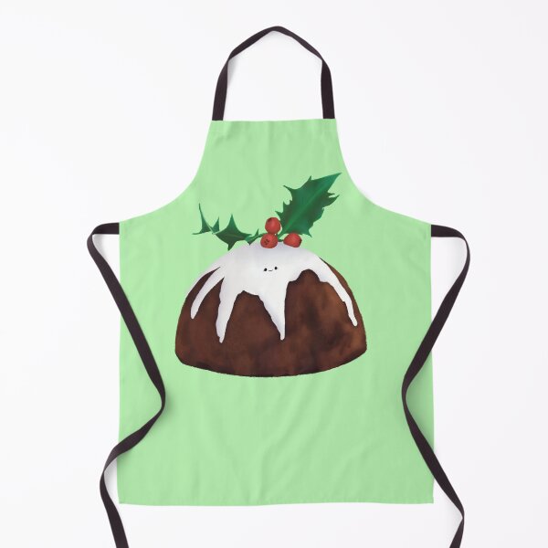 Item preview, Teeny Face Christmas Pudding Holly Sprig Design designed and sold by Designs By Amber.
