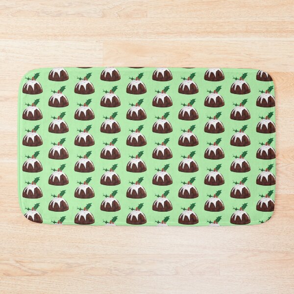 Item preview, Teeny Face Christmas Pudding Holly Sprig Design designed and sold by Designs By Amber.