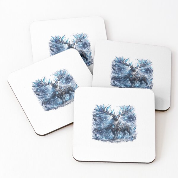 Item preview, Frost Samurai Stag Sticker designed and sold by blossomfun.