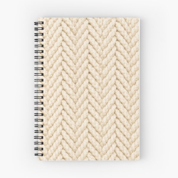 Item preview, Cream Chunky Knit Herringbone Luxury Cozy Illusion  designed and sold by Yellowriversss.